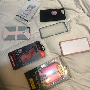 iPhone 6+ 7+ 8+ phone cases and screen protector